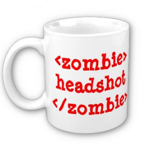 Zombie Headshot mug