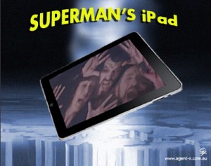 Superman has the phantom Zone app installed