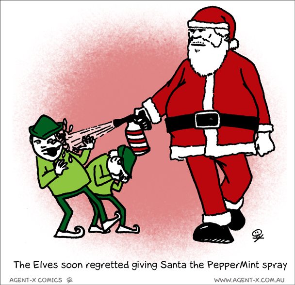 PepperMint-Spray-Santa