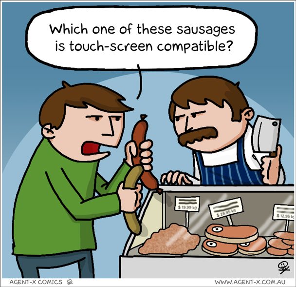 He also checks the bacon for its 'meme-worth' before purchase.