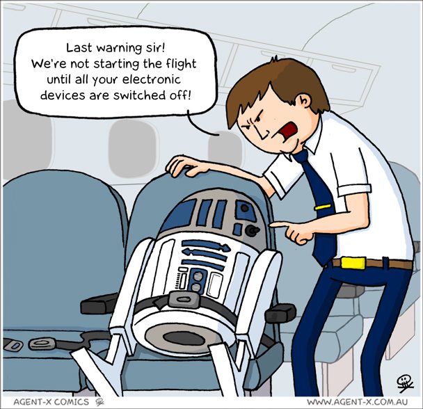 This is also why the Borg don't fly commercial airlines.
