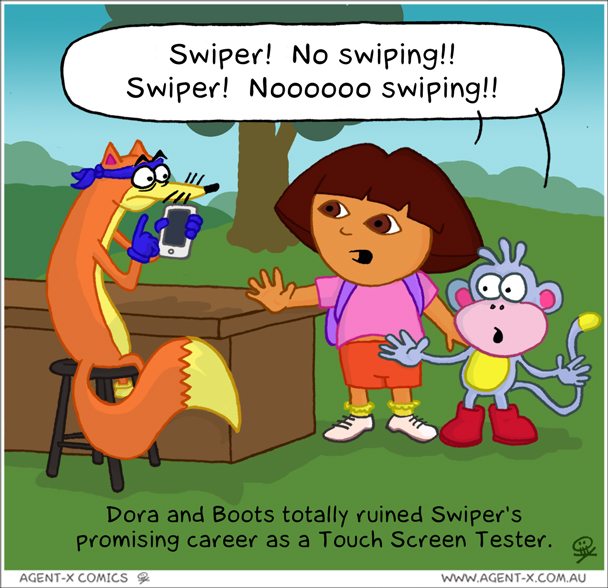 The police later figured out that Dora and Boots were responsible for a 100% increase in the crime rate in the local area.